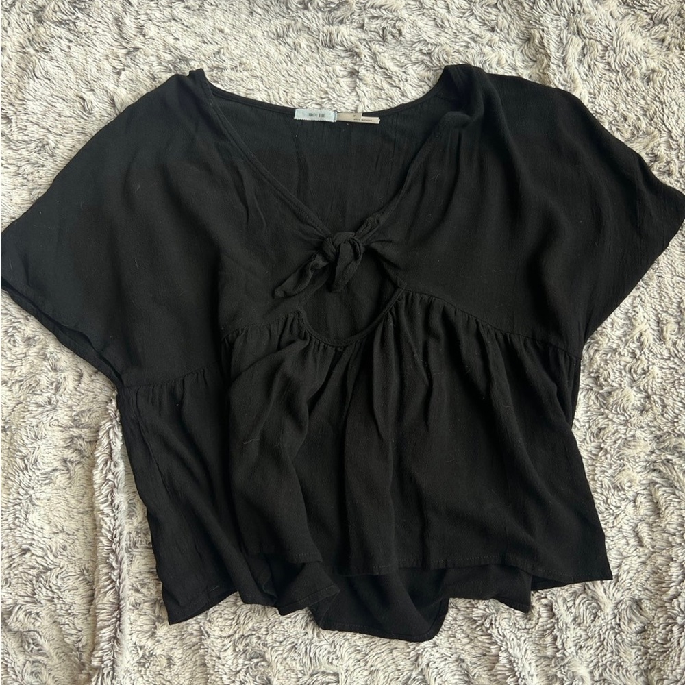 Urban Outfitters kimchi blue babydoll crop top flowy